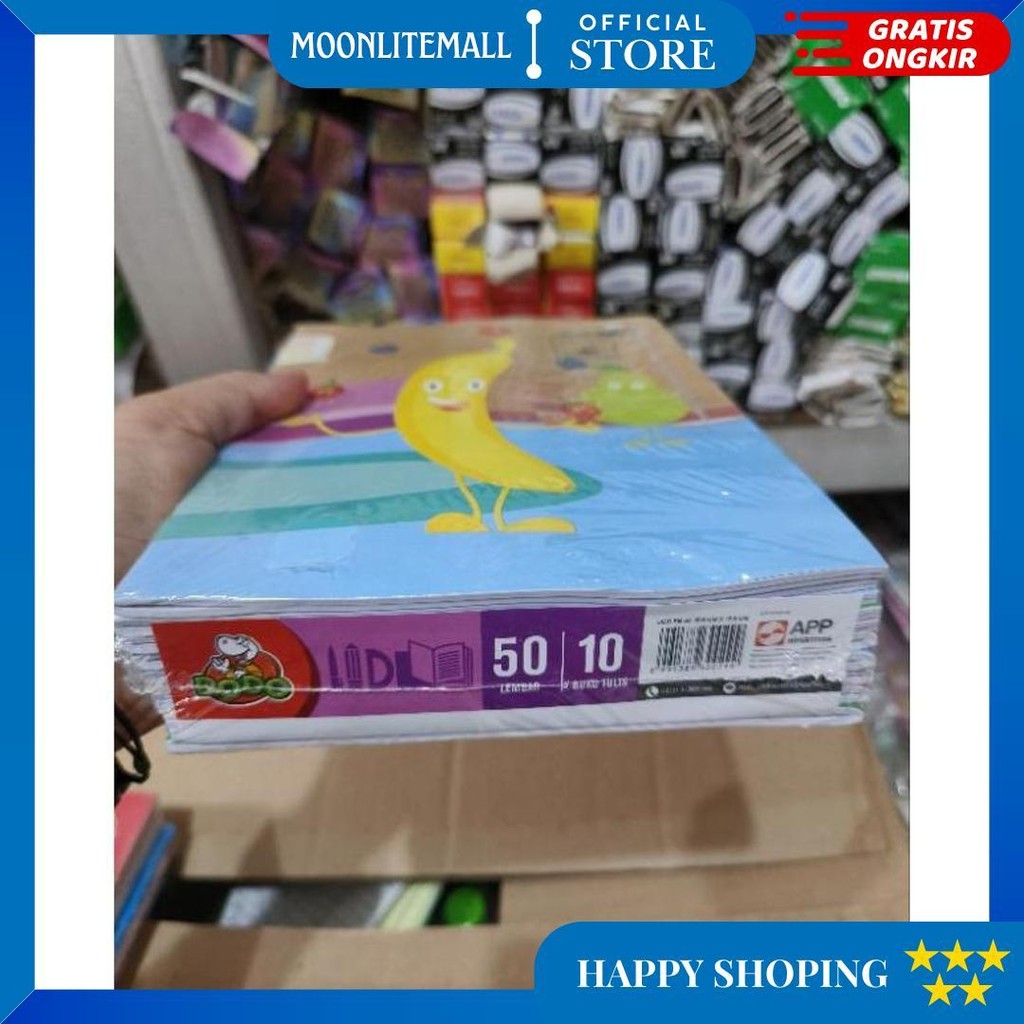 

Buku Tulis Dodo 50 1Pak(10Buku) D Sale
