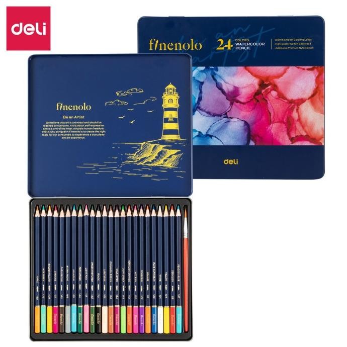 

Deli Finenolo Premium Watercolor Pencil/ Pensil Warna High Grade EC129 LA