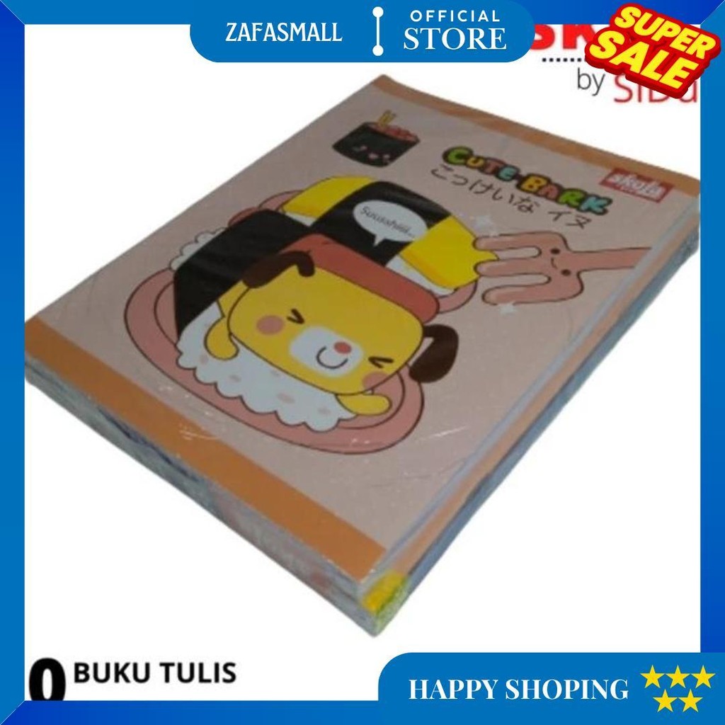 

Buku Tulis Skola By Sidu 38 Lbr, Per Pack Isi 10 D Sale
