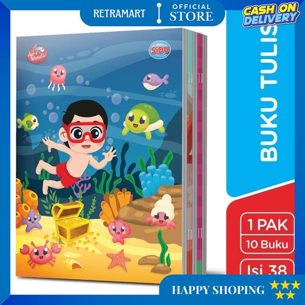 

[1 Pack = 10 Buku] Buku Sidu Isi 38 Lembar D Termurah