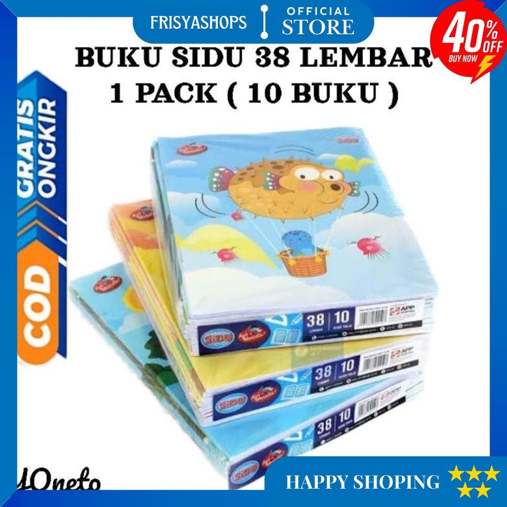 

Buku Tulis Sidu 38 (1Pack 10 Buku) D Sale