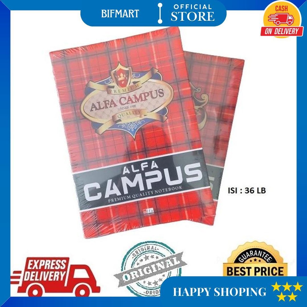 

Buku Tulis Bm Campus Boxy 36 D Best Seller