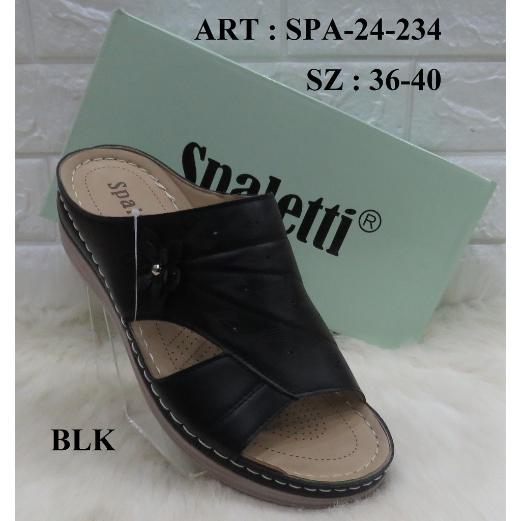 SANDAL WEDGES WANITA MEREK SPALETTI ART SPA-24-234 PRICE RP 329.000 BRAND ORIGINAL