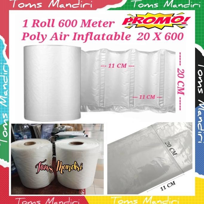 

tersedia poly air inflatable bubble wrap cushion bantal 20cm x 600 meter