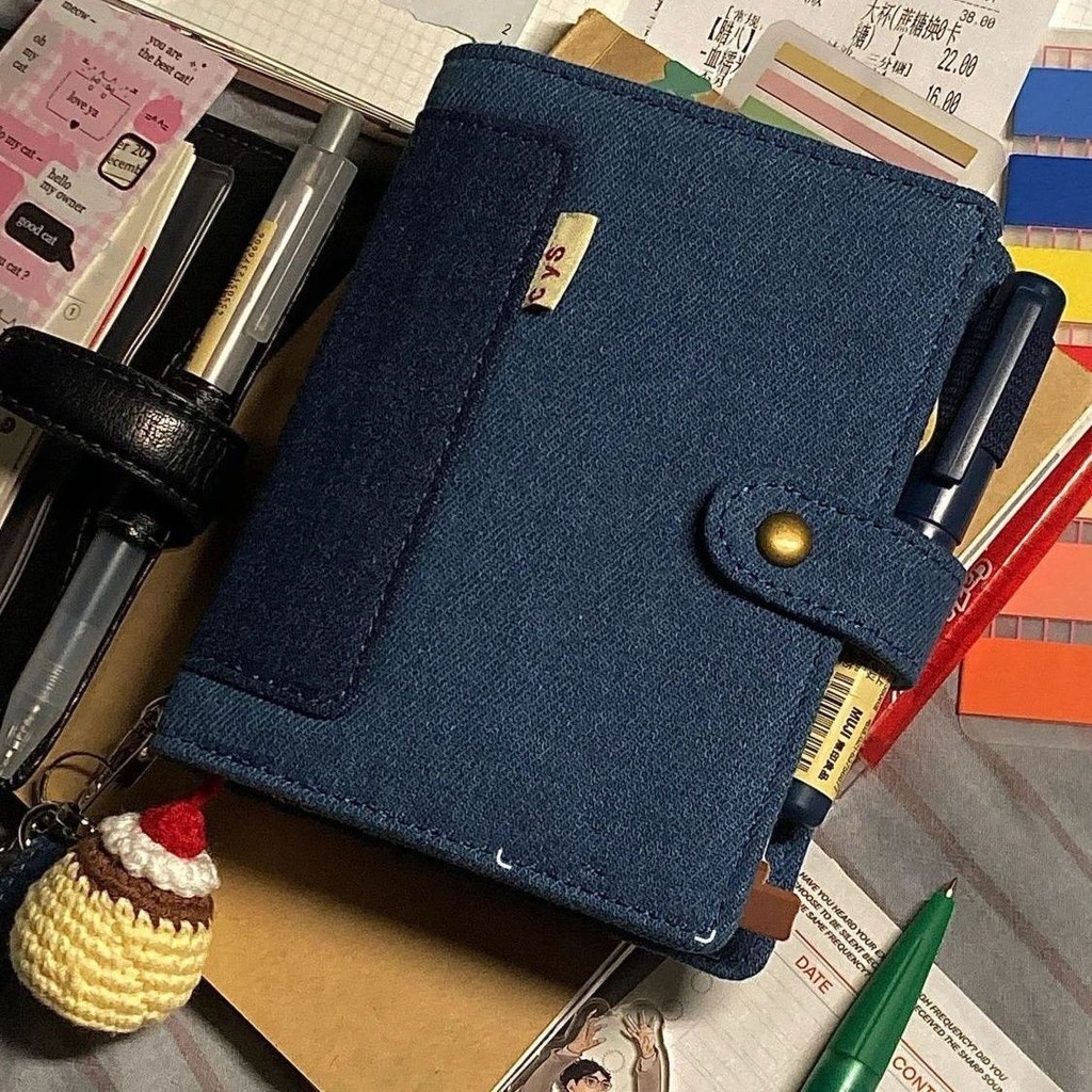 

A7Buku Catatan Cowboy Planner Buku Kartu Loose-leaf Buku Harian Saku Buku Catatan Memo Pad