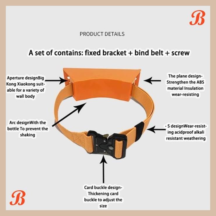[CBM] BRACKET DUDUKAN TABUNG DINDING GAS HOLDER TABUNG GAS 40L TABUNG GAS