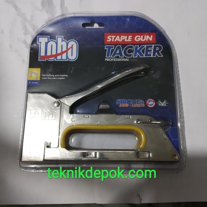 

staple gun tacker 8 mm toho staples besar alat dekorasi alat jok motor