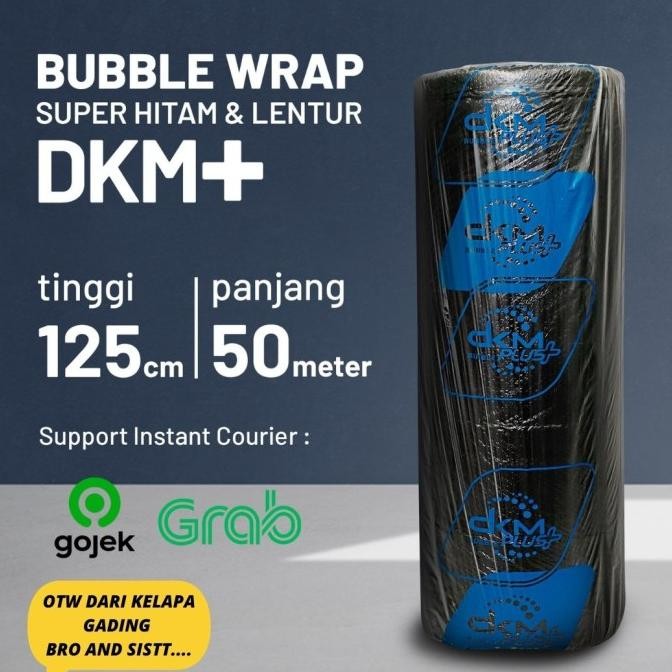 

tersedia plastik bubble wrap hitam | bubble wrap bening dkm+ 12cm x 50m