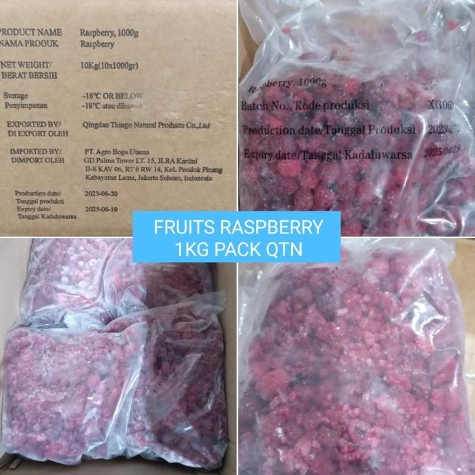 

Diskon! FROZEN RASPBERRY 1KG IMPORT BUAH FRAMBOS BEKU