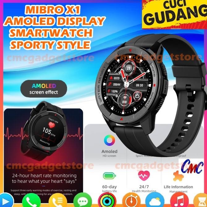 Sale Mibro X1 Amoled Smartwatch Sporty 1.3 Inch Display