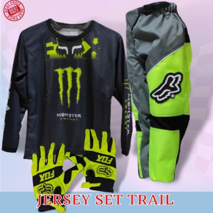 Jersey Set Motor Trail Cross Anak Motocross Mini Adventure/Jersey Kids Original Dan Terpercaya