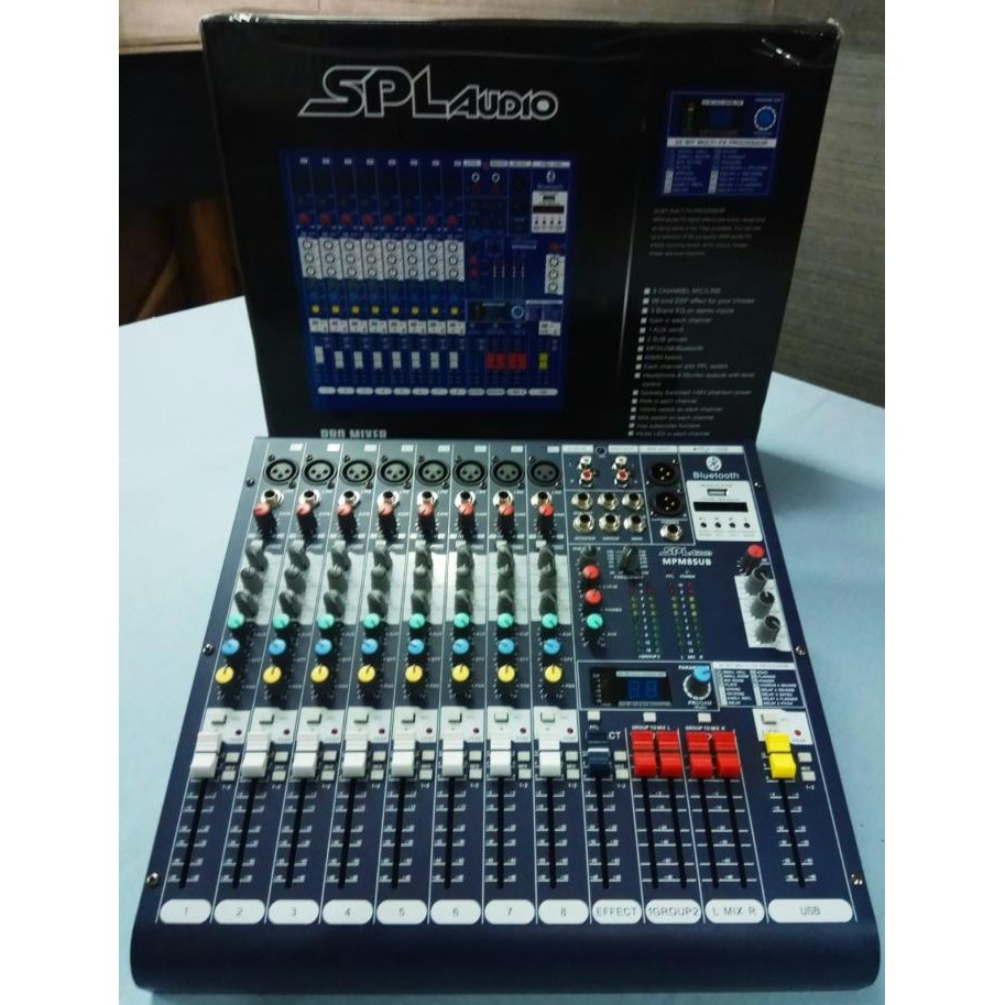 Terlaris Spl Audio Mpm 8 Sub - 8 Mono , Subwoofer Out , Efx , Group , Usb