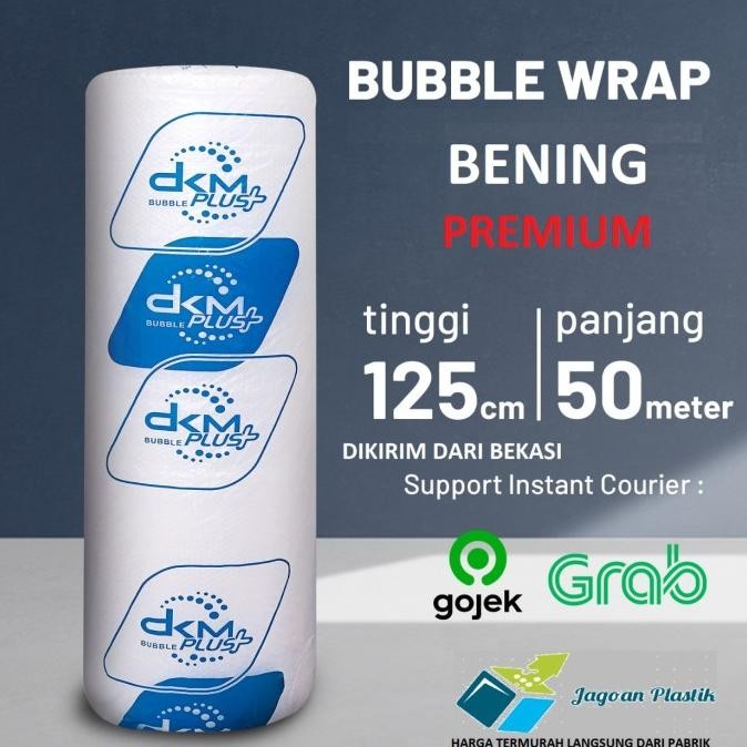 

tersedia bubble wrap / buble wrap bening premium ekonomis 125 cm x 50 m