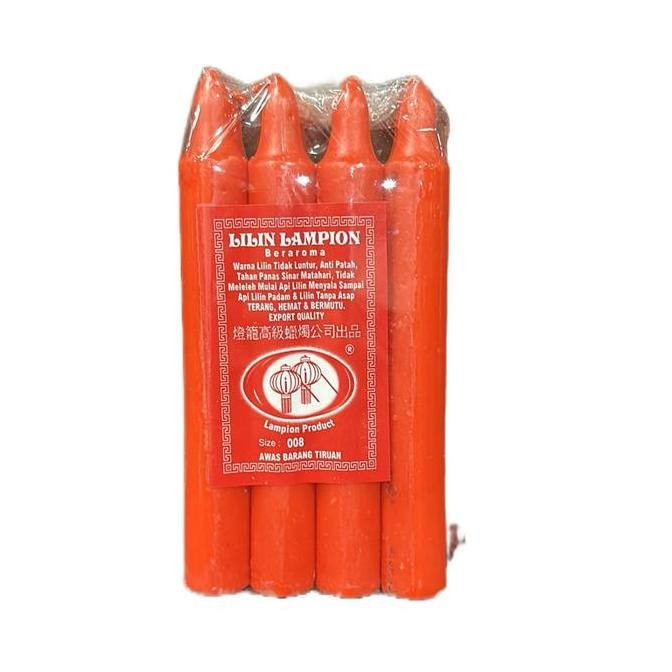 SIAP KIRIM LILIN MERAH BATANGAN ISI 8 BATANG CA888