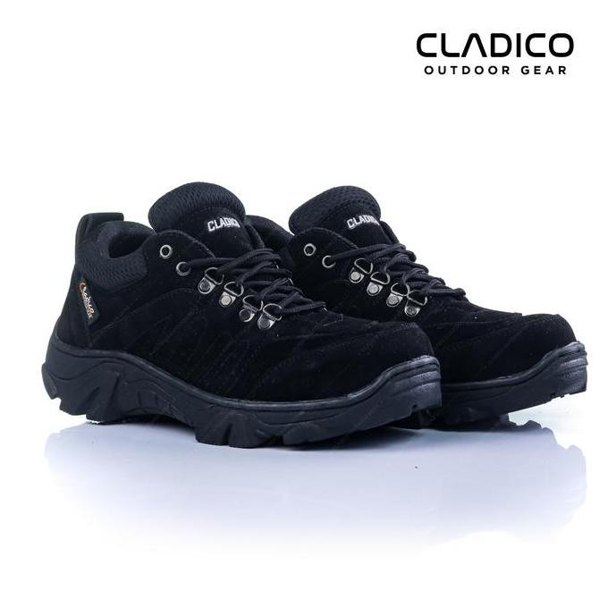 Diskon Sepatu safety boots pria Original Cladico skyway Best Quality Terbaik Pergelangan kaki Hitam 