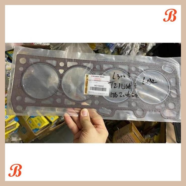 [HLM] PAK SILINDER KOP/ PACKING GASKET CYLINDER HEAD L300 BENSIN NEW (4G32) MERK ORI KTB/ IMITASI