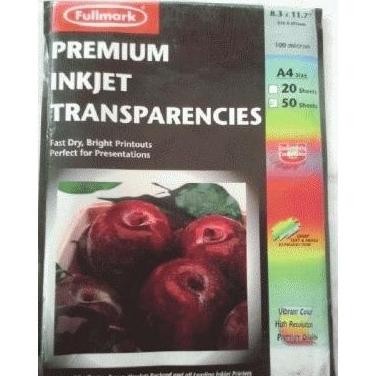 

Transparencies - Fullmark Premium Inkjet Transparencies A4 murah