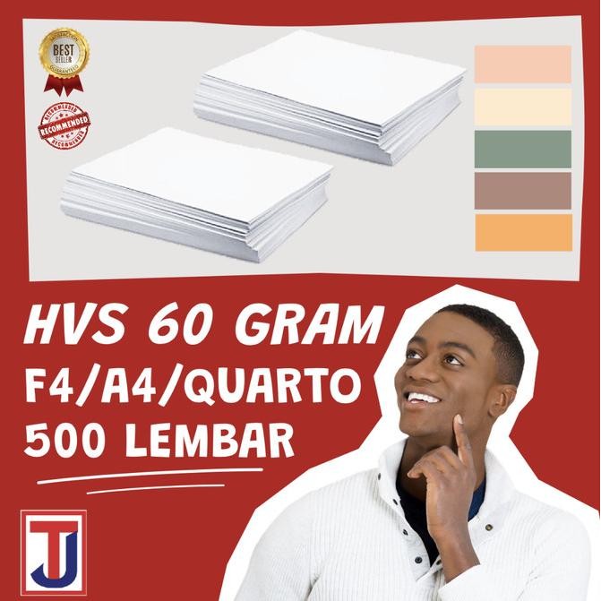 

Kertas HVS 60 GRAM F4 A4 Quarto Kuarto Merek RAP isi 500 lembar murah