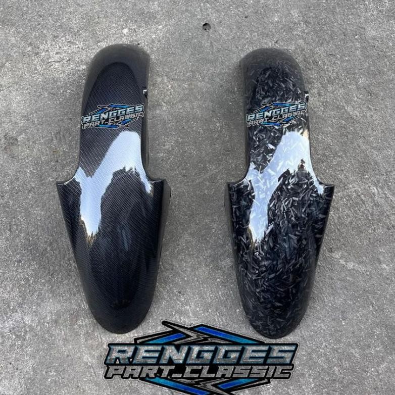 uj-53 er-56 Slebor Spakbor Depan Yamaha Vixion Lama Old Carbon Forged Kevlar Wtp Hemat Hemat