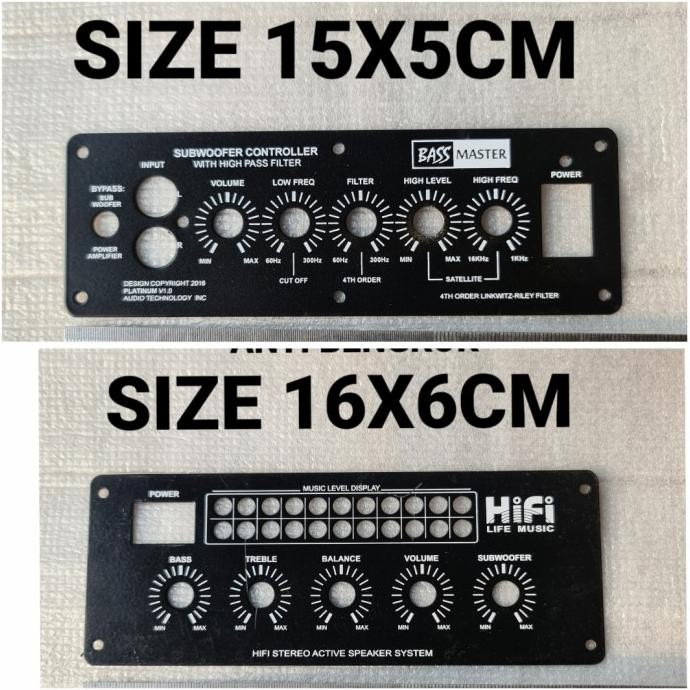 Murah papan panel speaker aktif aktive active knop potensio power besi bagus tojil4 Segera Dapatkan