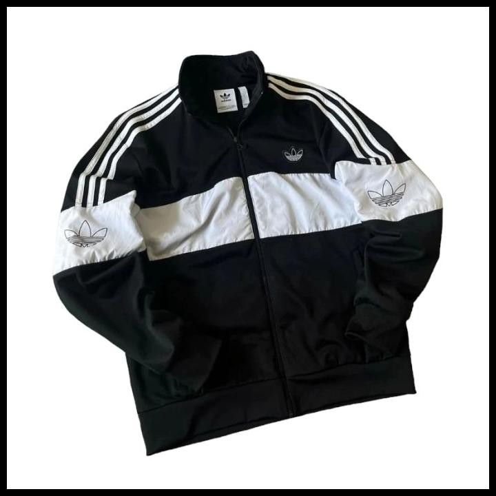 Jaket Tracktop Pria Wanita Adidas Casual Outdoor Fulltag Wash+Label Original Best Seller