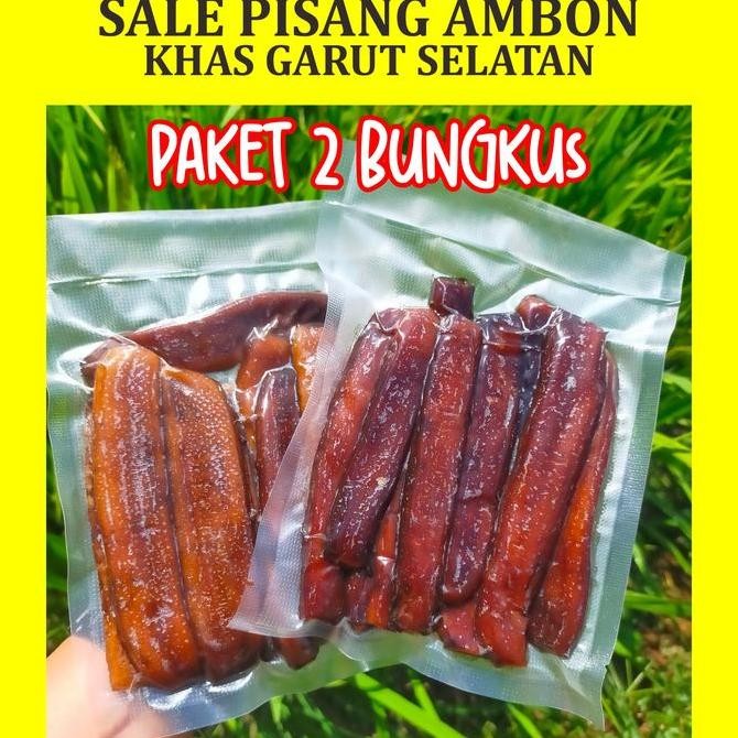 

2 bks Sale Pisang ambon JAWARA ukuran kecil [ 2 x 200 gr ] Snack Cemilan Manis New