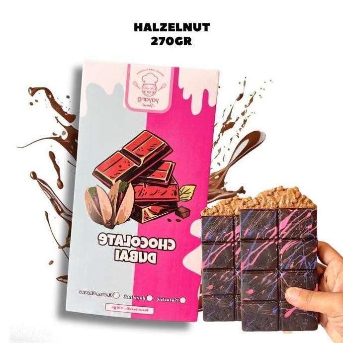 

Coklat Dubai Hazelnut Jumbo - Yayang Dessert dubai chocolate New
