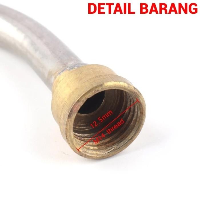 Kepala Sprayer Nozzle Semprotan Hama Elektrik Stainless - Bengkok 37Cm