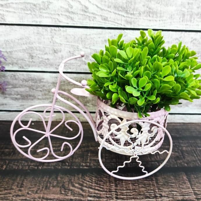 Terlaris Pajangan Pot Sepeda Mini / Pot Tanaman Hias Palsu / Pot Dekorasi