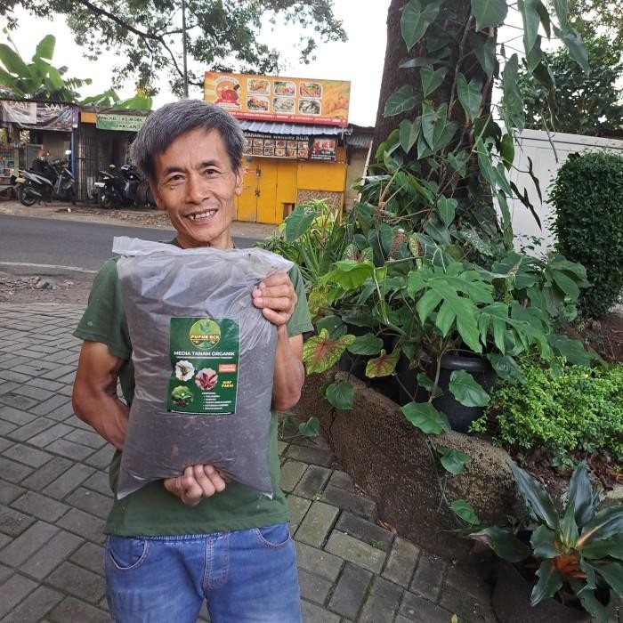 Media Tanam Fermentasi Plus Kaliandra Humus Bambu Kohe Sekam Bakar 5Kg