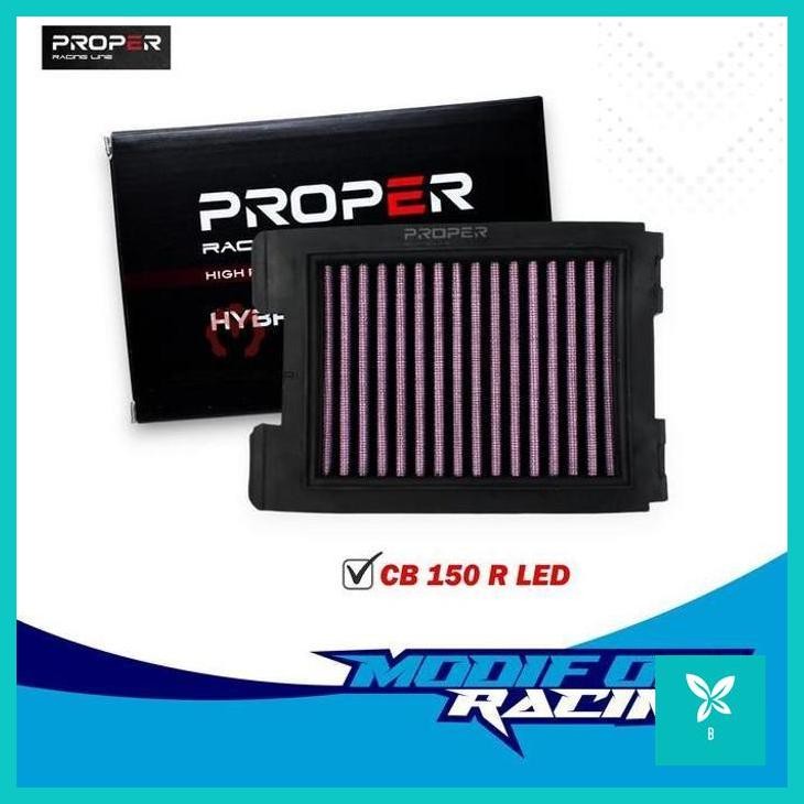 | MDF | FILTER UDARA PROPER RACING LINE - CB 150 R LED HYBRID JARING HYBRID JARING MESIN MOTOR