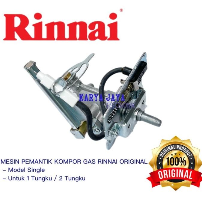 Murah Pemantik Kompor Gas Rinnai Model Single / Mesin Pemantik Rinnai 1 Tungku / 2 Tungku