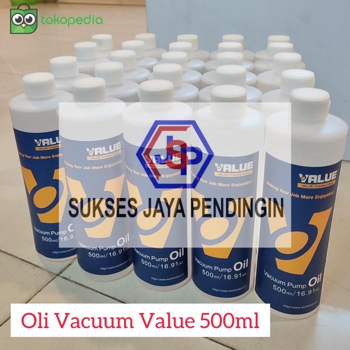 Oli Vacuum Value 500Ml / Oli Vacum Ac / Vacuum Pump Oil Value 500Ml Original Dan Terpercaya