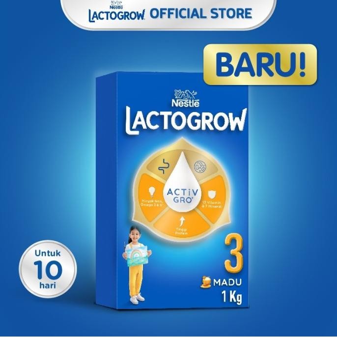 Murah Lactogrow 3 1 Kg / Susu Lactogrow 3 1 Kg
