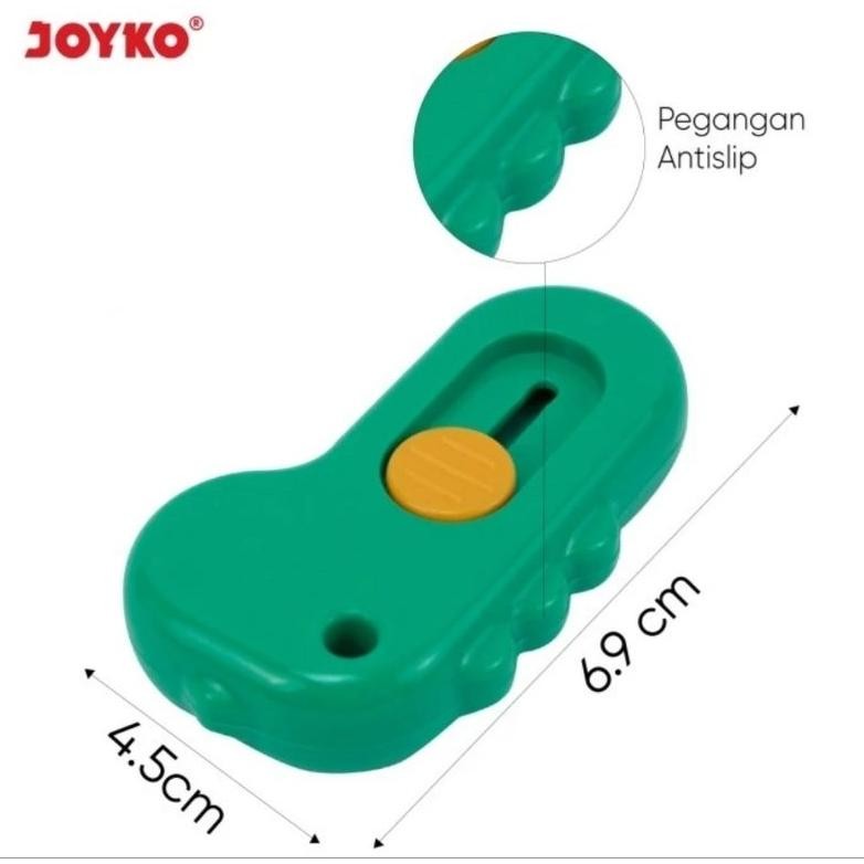 

Up15 Mini Cutter Anak Joyko Cu-0509 Kater Model Dino Fanci - Pisau Pemotong Serba Guna Berkualitas