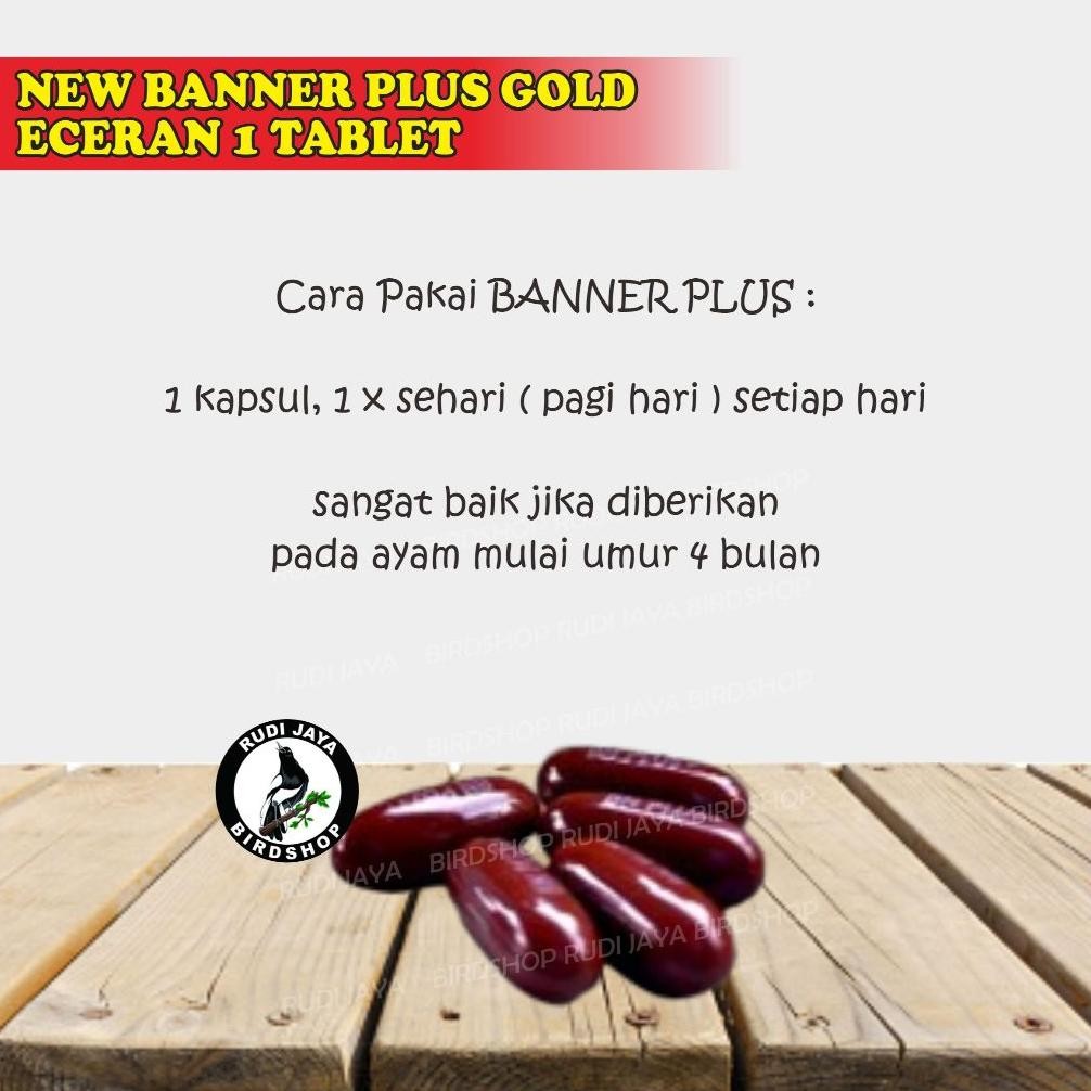 As25 Koe-1116 New Banner Baner Plus Gold Eceran 1 Tablet Vitamin Suplemen Doping Asli Import Thailan