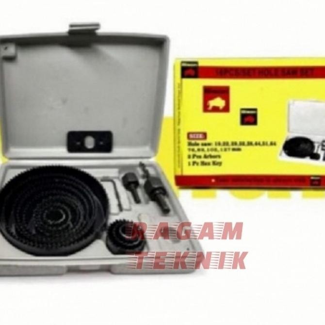 

HOLESAW HOLE SAW KIT SET MATA BOR PEMBOLONG PIPA HIDROPONIK KAYU ORIGINAL DAN TERPERCAYA