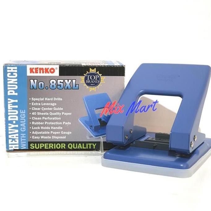 

PUNCH KENKO 85 XL / PERFORATOR / PEMBOLONG KERTAS BESAR 2 LUBANG ORIGINAL DAN TERPERCAYA