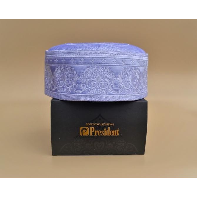 Songkok Haji Peci Putih President Kopiah Songkok Haji Putih AL Mukmin