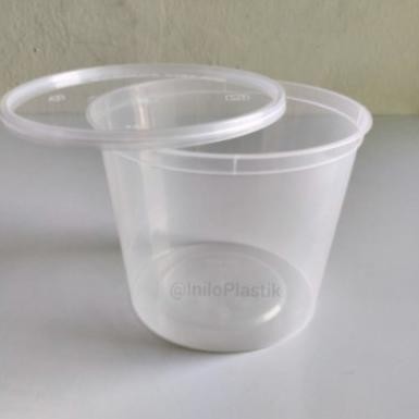 Cuci Gudang @25Pcs Thinwall Dm 650 Ml Round / Thinwall Bulat Food Container 650Ml Premium
