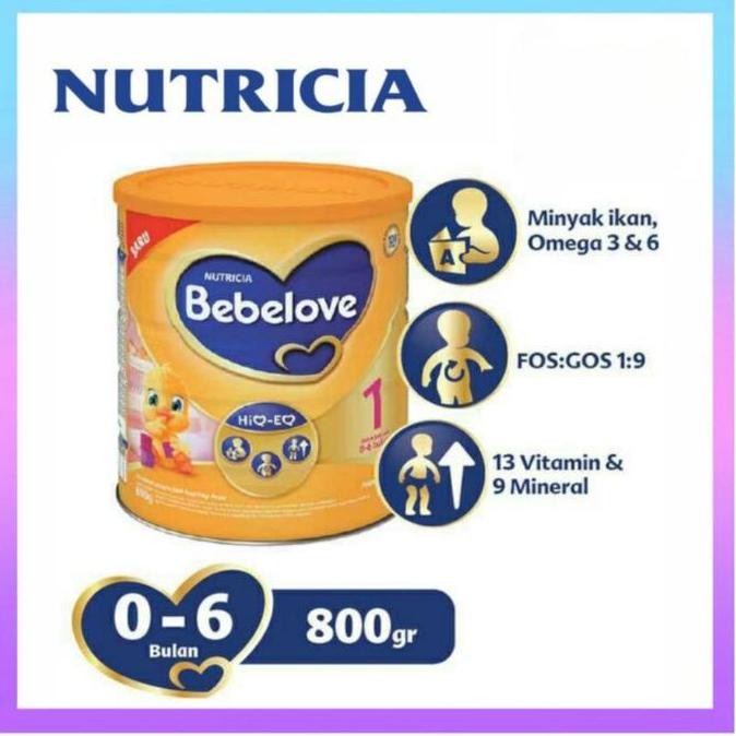 Murah Susu Formula Bayi Bebelac Nutricia Tahap 1 Dan 2, 800G, Untuk Usia 0-6 Bulan Dan 6-12 Bulan, P