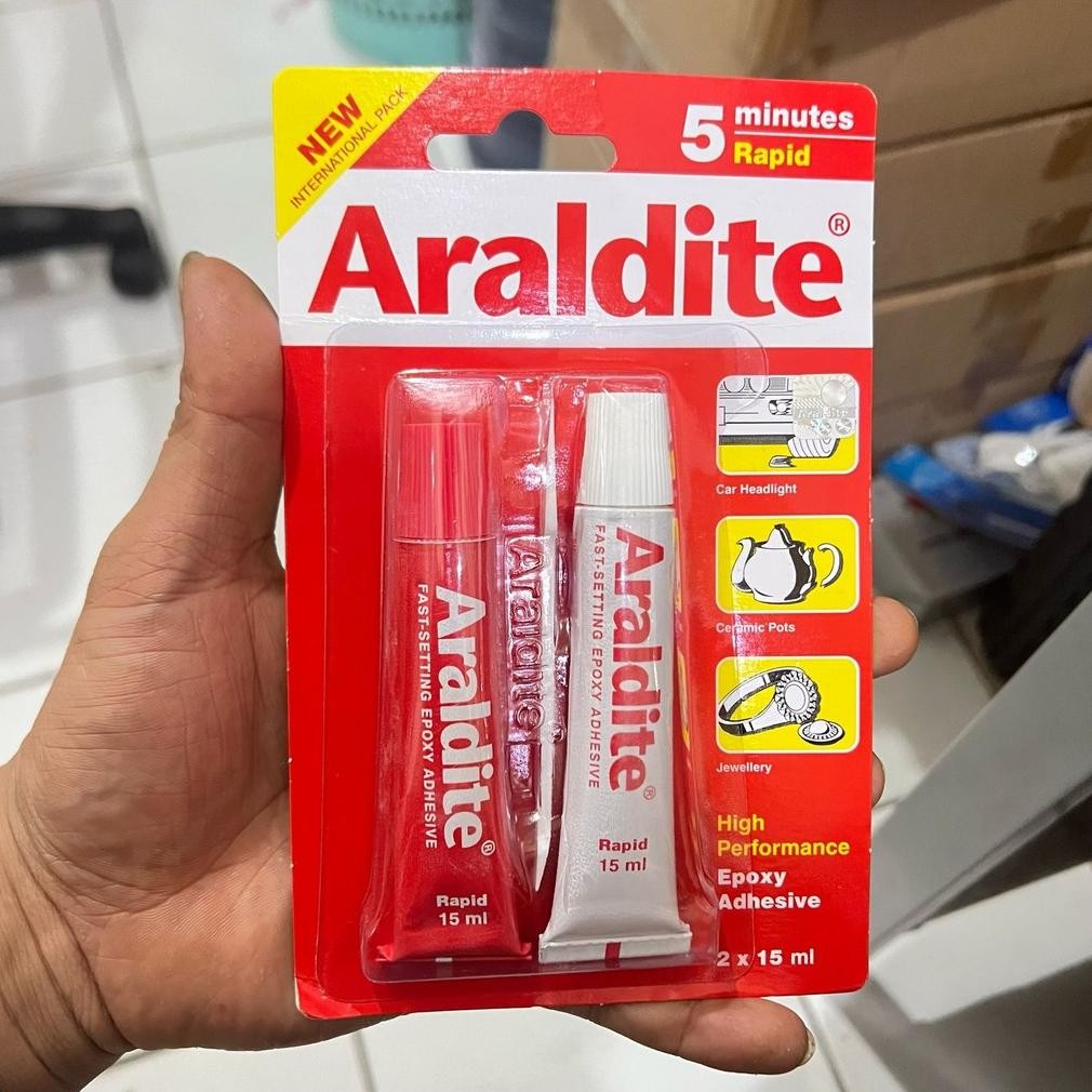 

Diskon Yt- Lem Epoxy Besi Rapid Cepat 5 Menit/Araldite Merah Termurah