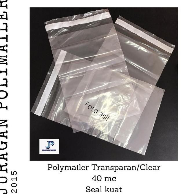 

Transparan Polymailer 40X50+5 Cm Amplop Plastik Bening Kurir Original
