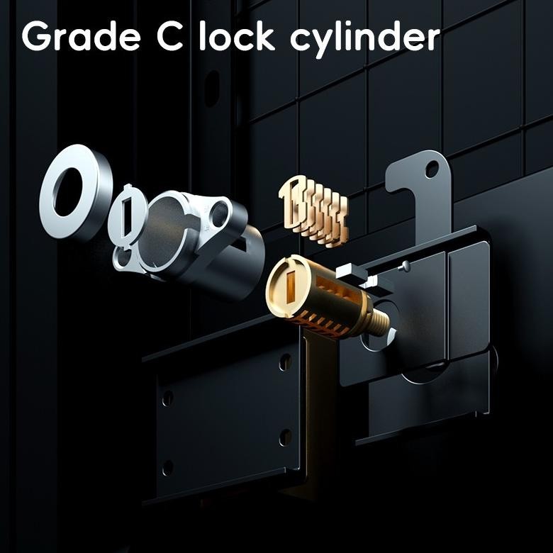 

We-53 Brankas Digital Deli Et-596 Four Unlocking & Finggerprint / Safe Deposit Box Et596 Premium