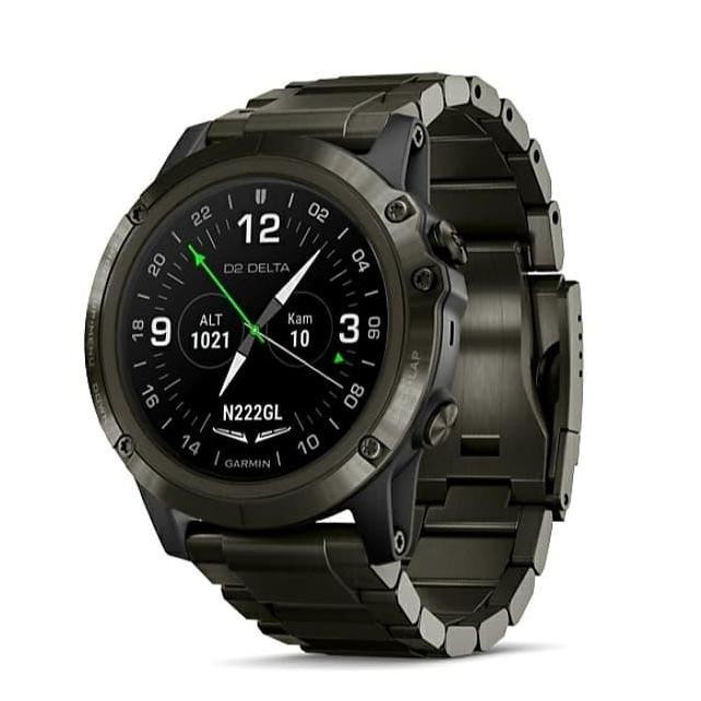 GARMIN D2 DELTA PX AVIATOR WATCH WITH DLC TITANIUM BAND