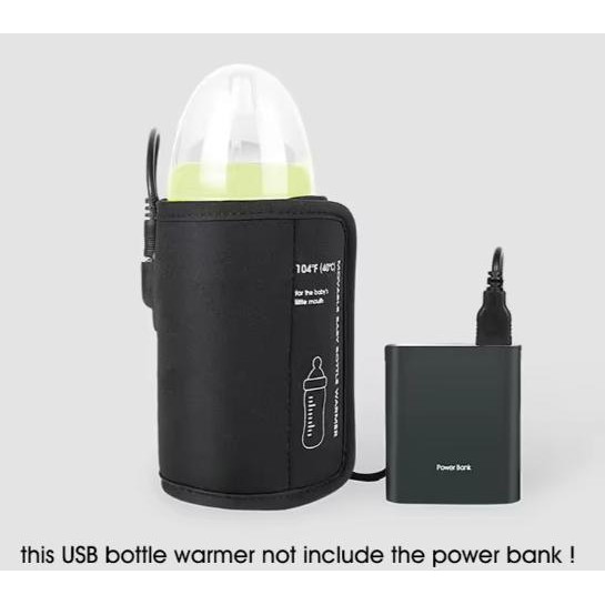 Penghangat Botol Susu Bayi USB Portable Bottle Warmer Rechargeable TS