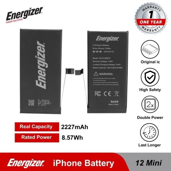 Terlaris Batre Baterai Battery Energizer - Iphone 12 / 12 Mini / 12 Pro / 12 Pro Max Original
