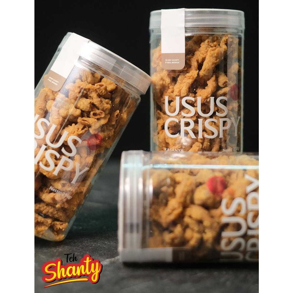 

TERLARIS Cemilan Viral Usus Ayam Crispy Extra Cabai Tabur made by Tehshanty Siap kirim