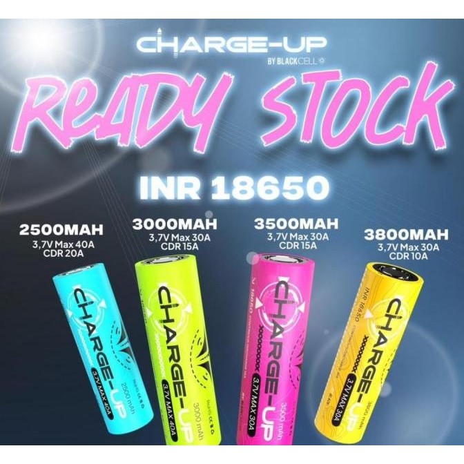 TERLARIS - Baterai 18650 Blackcell Charge Up