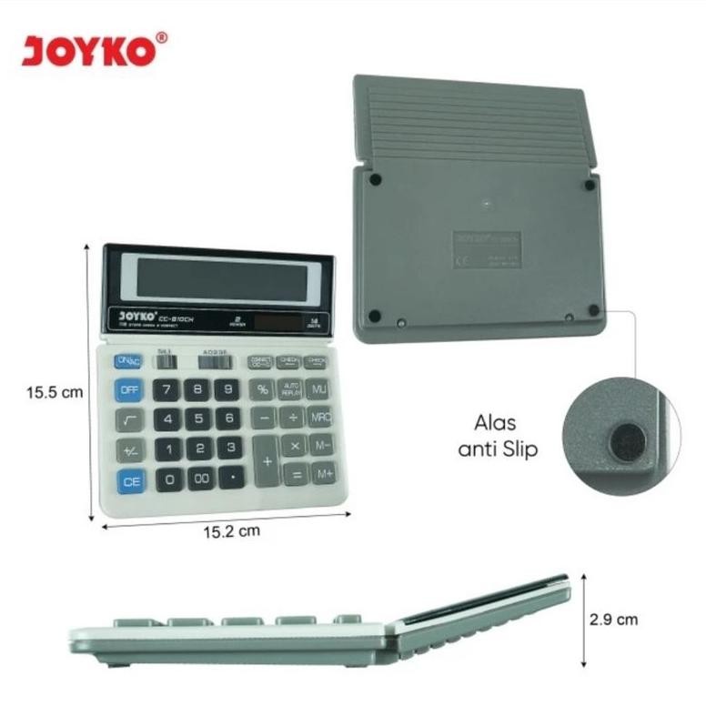 

Fuz-611 Tc21 Joyko Cc-810Ch Calculator 14Digit - Check & Correct Kalkulator Bisa Cek Ulang Spt Sdc-868L Premium